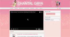 Desktop Screenshot of chantalgoya.net